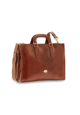 Shoulder strap postman's The Bridge Story Donna leather brown