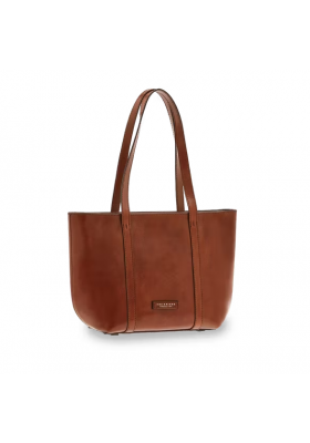 Bandoulière postier est Le Pont Histoire Donna en cuir brun