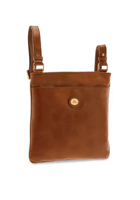 BORSELLO PIATTO UOMO THE BRIDGE CON TRACOLLA IN PELLE