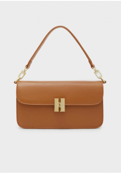 Borsa Coccinelle Liya cuir véritable poudre de couleur rose