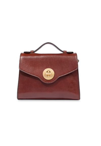 Borsa a mano con doppia tracolla THE BRIDGE IRENE 04520501 Cuoio