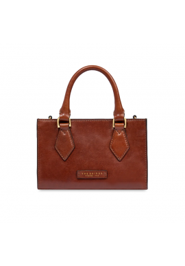 Borsa a mano con tracolla in tessuto THE BRIDGE IDA 04100501 Cuoio