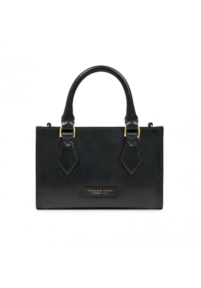 Borsa a mano con tracolla in tessuto THE BRIDGE IDA 04100501 Nero