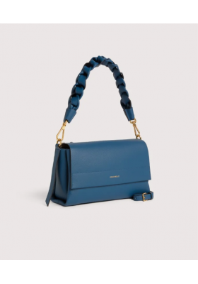 Borsa Coccinelle Liya de cuero genuino color rosado polvo