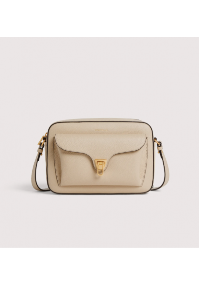 Borsa Coccinelle Liya genuine leather color powder pink