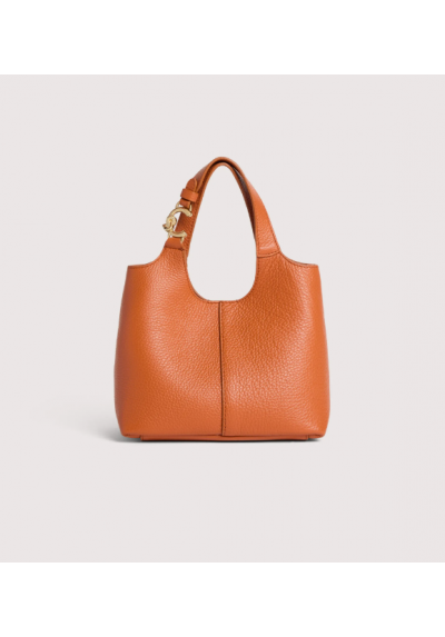 Borsa Coccinelle Liya genuine leather color powder pink