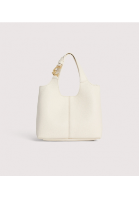 Borsa Coccinelle Liya de cuero genuino color rosado polvo