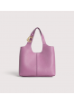 Borsa Coccinelle Liya cuir véritable poudre de couleur rose