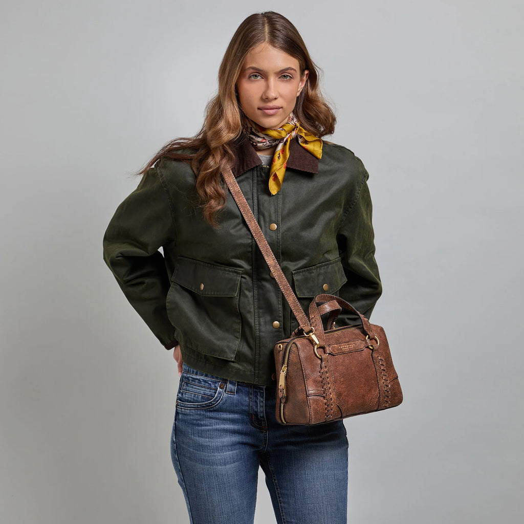 Borsa a mano e a spalla THE BRIDGE LAURA WOW Moka Gold