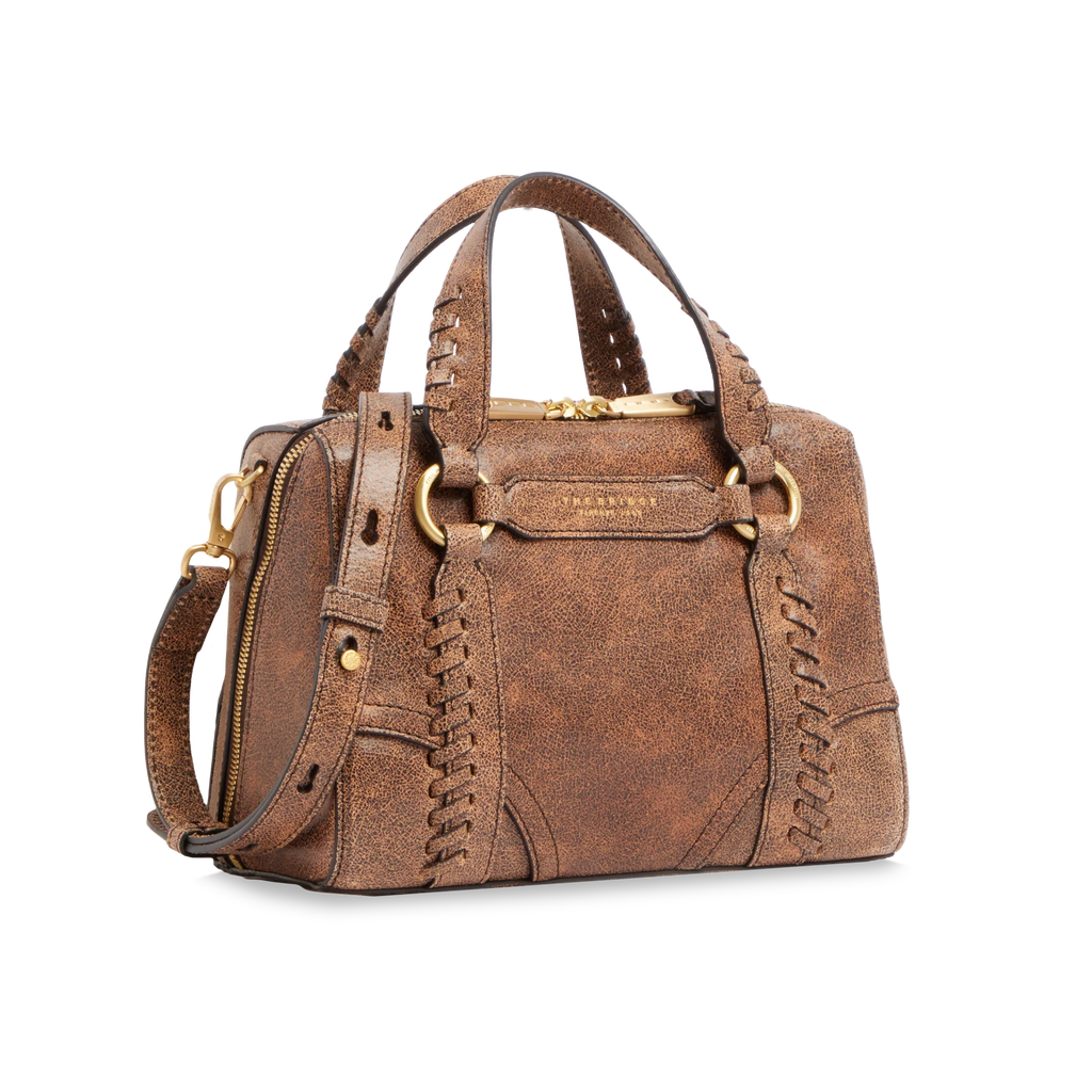 Borsa a mano e a spalla THE BRIDGE LAURA WOW Moka Gold