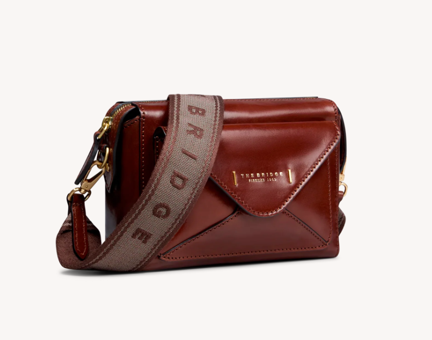 Borsa con doppia tracolla COCCINELLE FRIDA 04290401 Cuoio