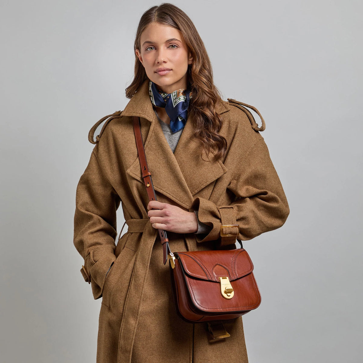Borsa a spalla THE BRIDGE MIA Cuoio