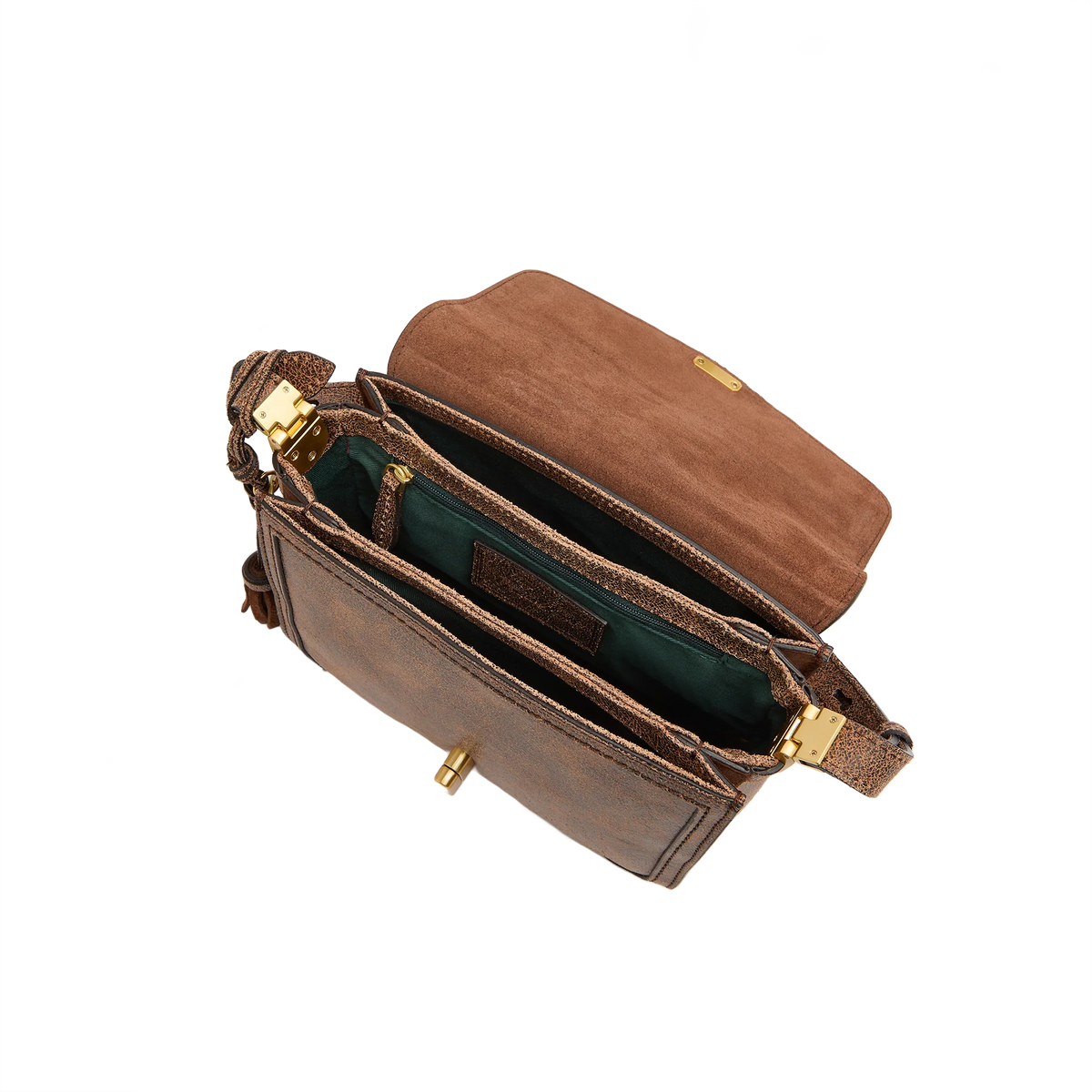 Borsa a spalla THE BRIDGE MIA WOW Moka Gold