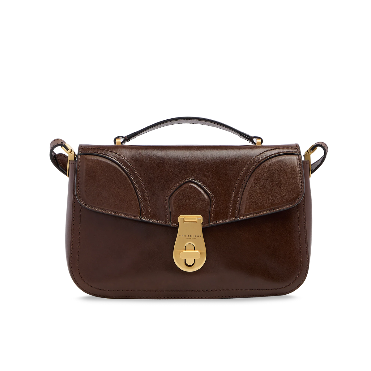 Borsa a mano e a spalla THE BRIDGE MIA Moka
