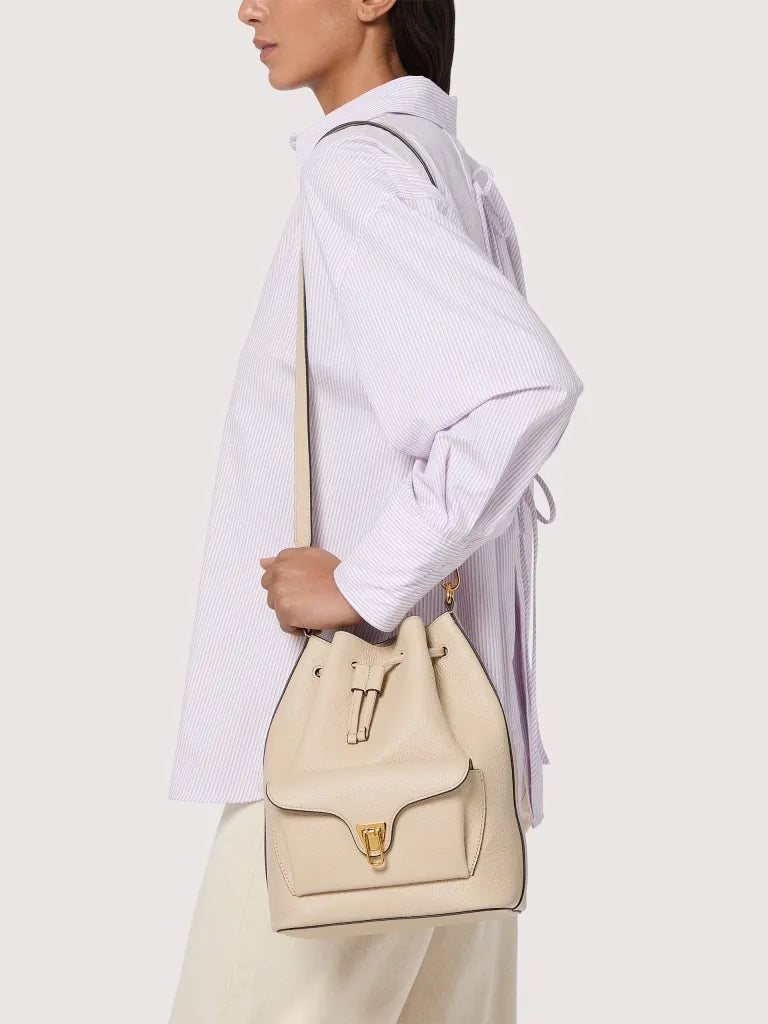 Borsa Secchiello COCCINELLE BEAT GENERATION E1TFK230201 Sandshell