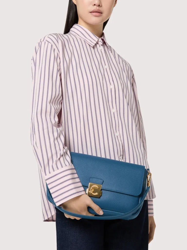 Borsa a spalla COCCINELLE C-ME LOCK E1U4K120101 Deep Blue