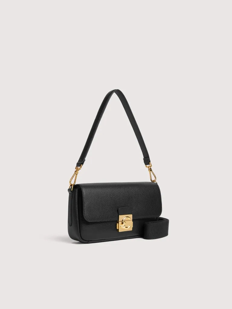 Borsa a spalla COCCINELLE C-ME LOCK E1U4K120201 Nero
