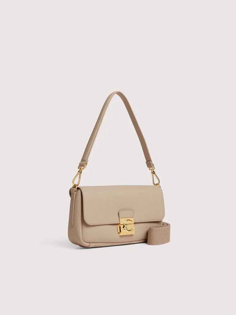 Borsa a spalla COCCINELLE C-ME LOCK E1U4K120201 Sandshell