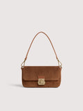 Borsa a spalla con tracolla COCCINELLE C-ME LOCK CORD Cognac