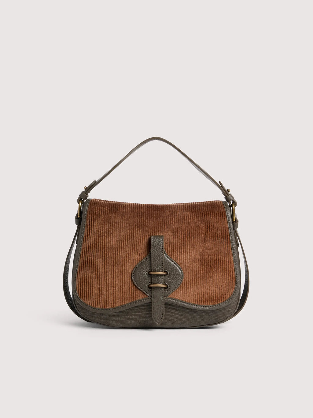 Borsa a mano con tracolla COCCINELLE MAVERY Fango