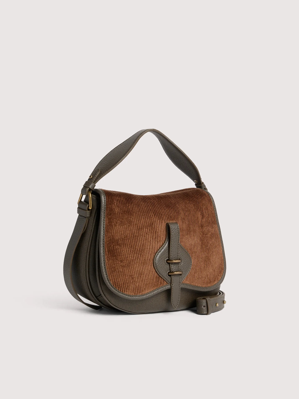 Borsa a mano con tracolla COCCINELLE MAVERY Fango
