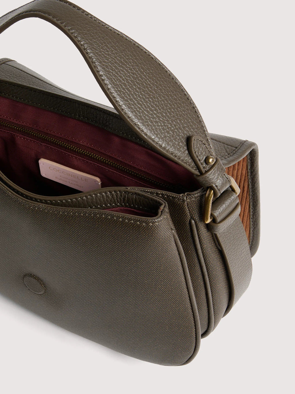 Borsa a mano con tracolla COCCINELLE MAVERY Fango