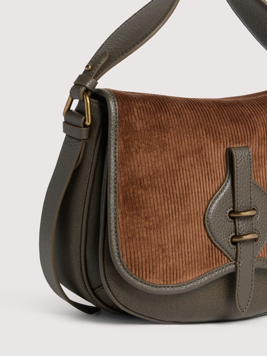 Borsa a mano con tracolla COCCINELLE MAVERY Fango
