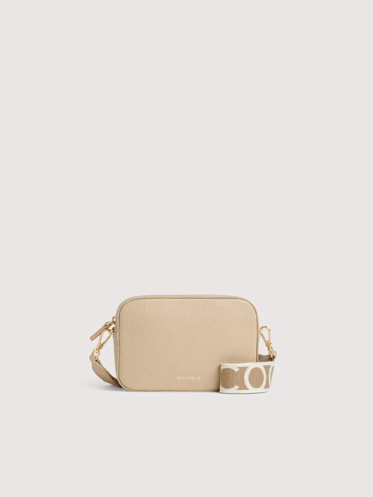 Borsa a spalla COCCINELLE TEBE E5MN555I101 Sandshell