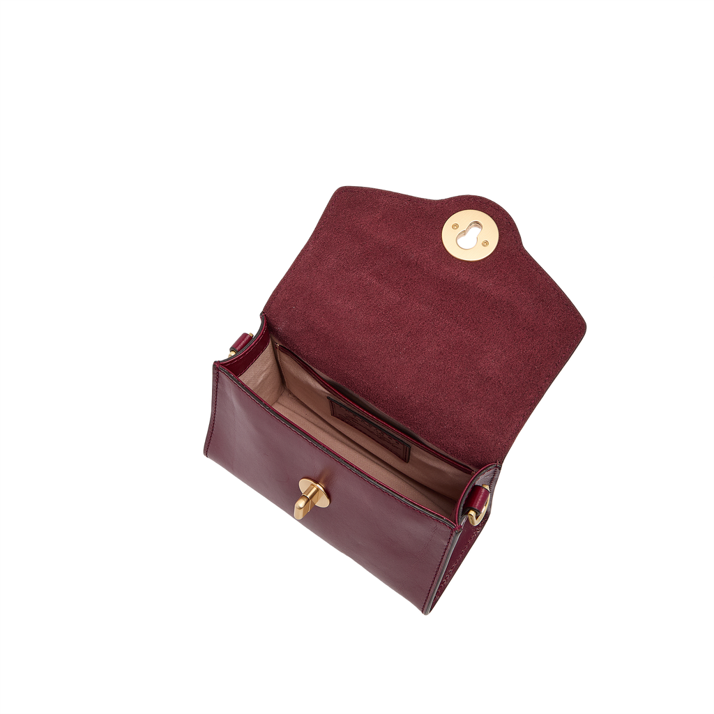 Borsa a mano con tracolla THE BRIDGE IRENE Barolo