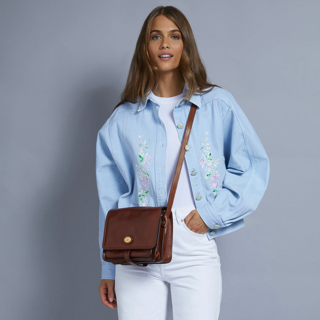 Borsa a spalla THE BRIDGE 04404201 Cuoio