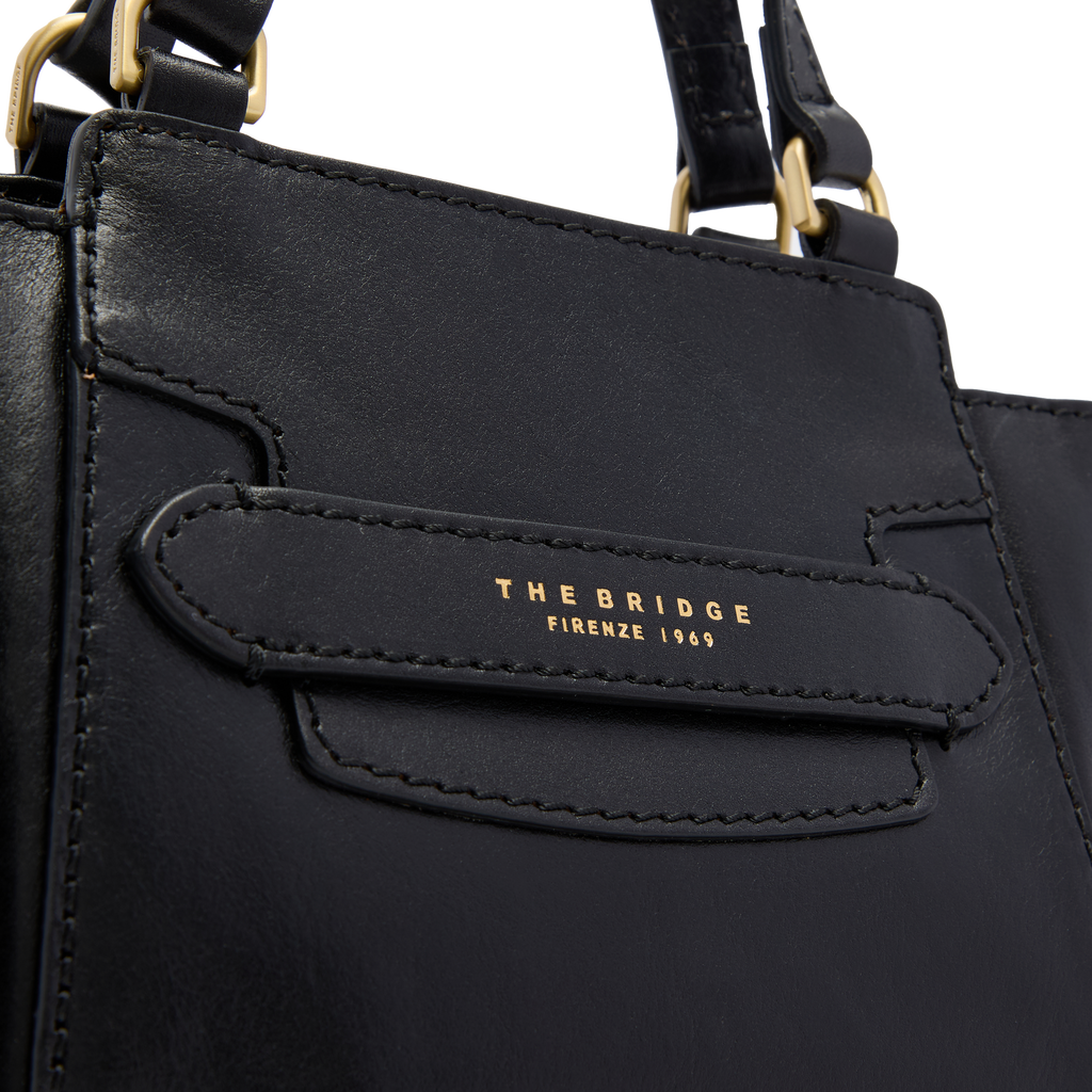 Borsa a mano con tracolla THE BRIDGE LUCREZIA Nero