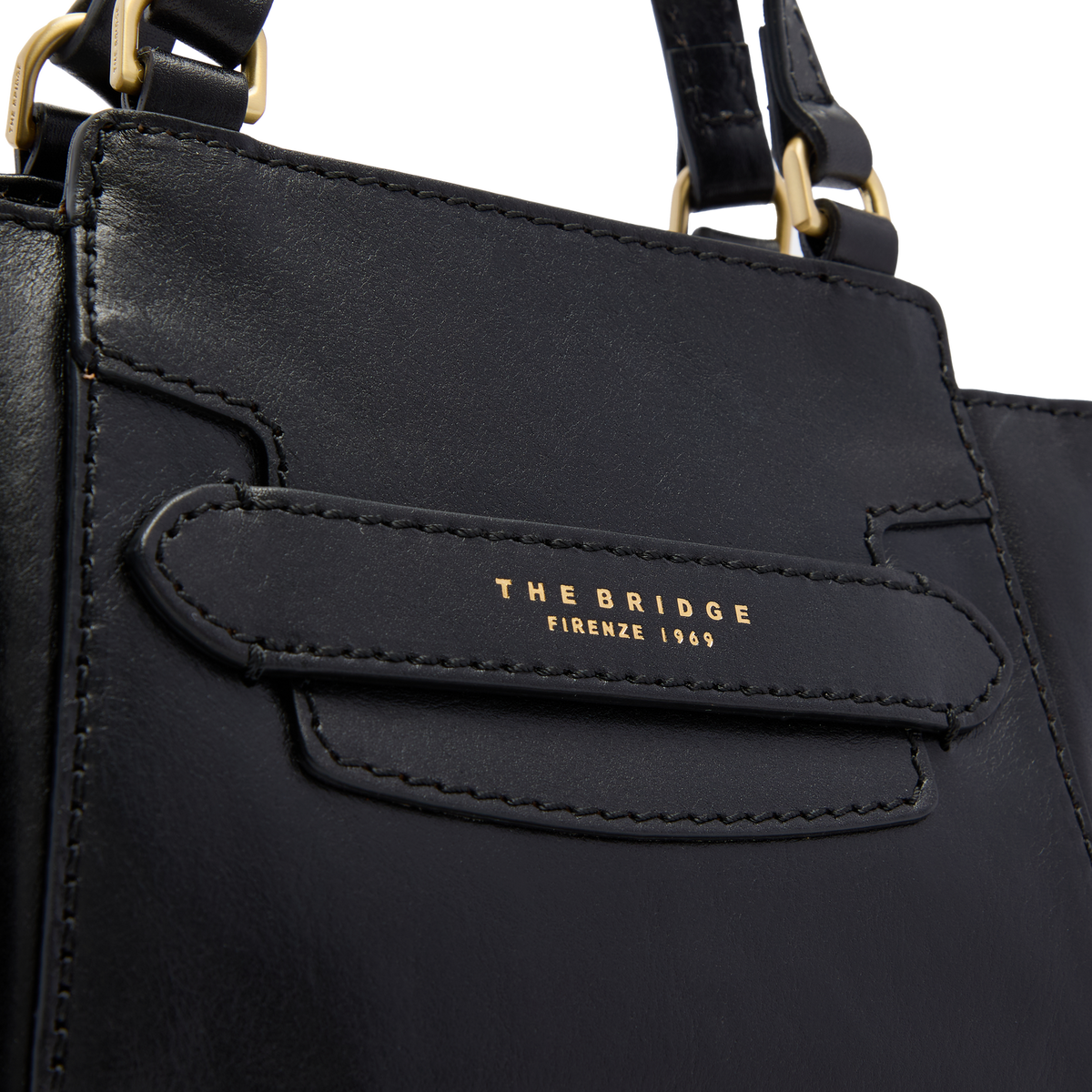 Borsa a mano con tracolla THE BRIDGE LUCREZIA Nero