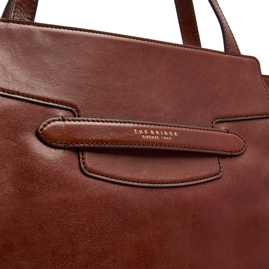 Borsa Shopper THE BRIDGE LUCREZIA Cuoio