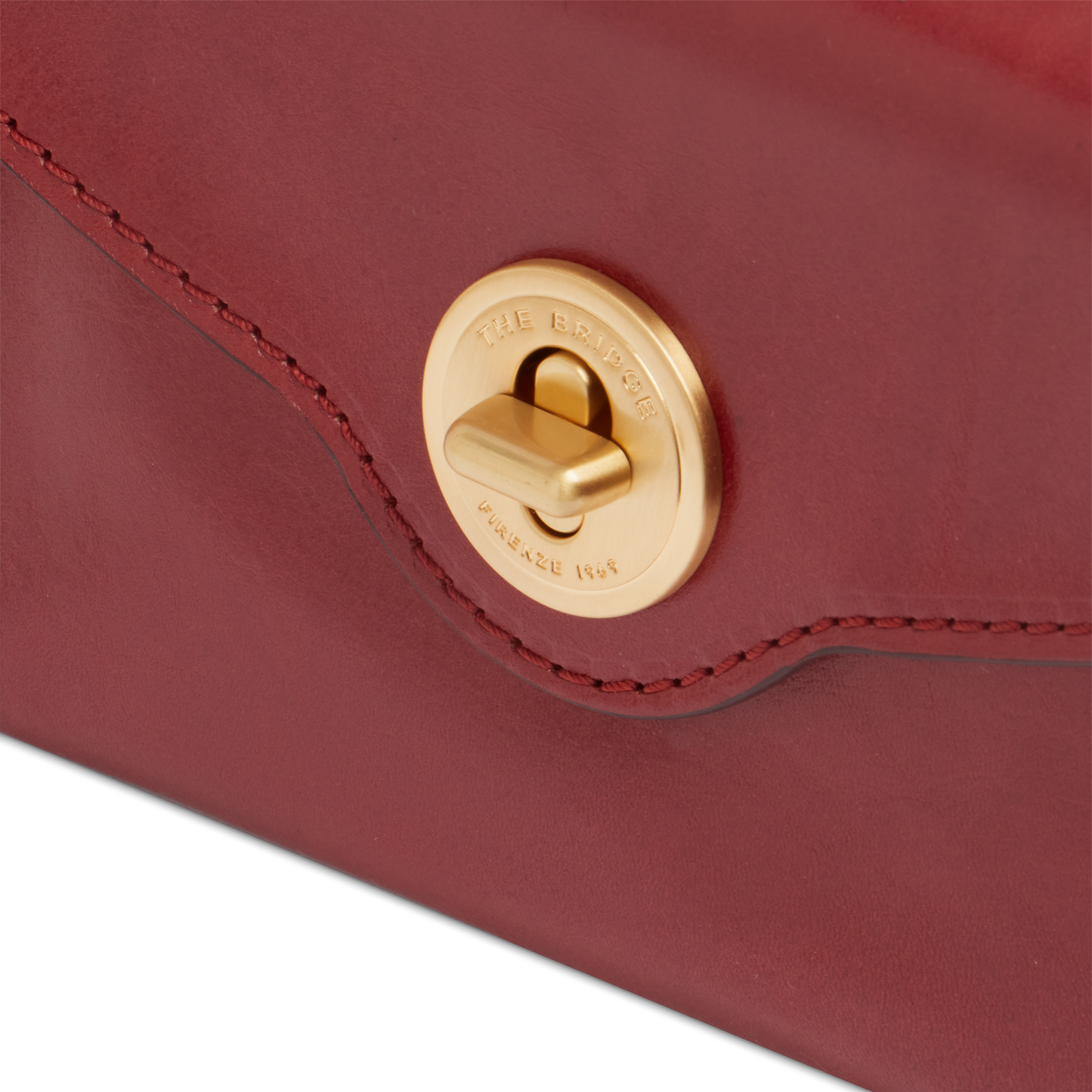 Borsa a mano con tracolla THE BRIDGE IRENE 04520501 Mattone
