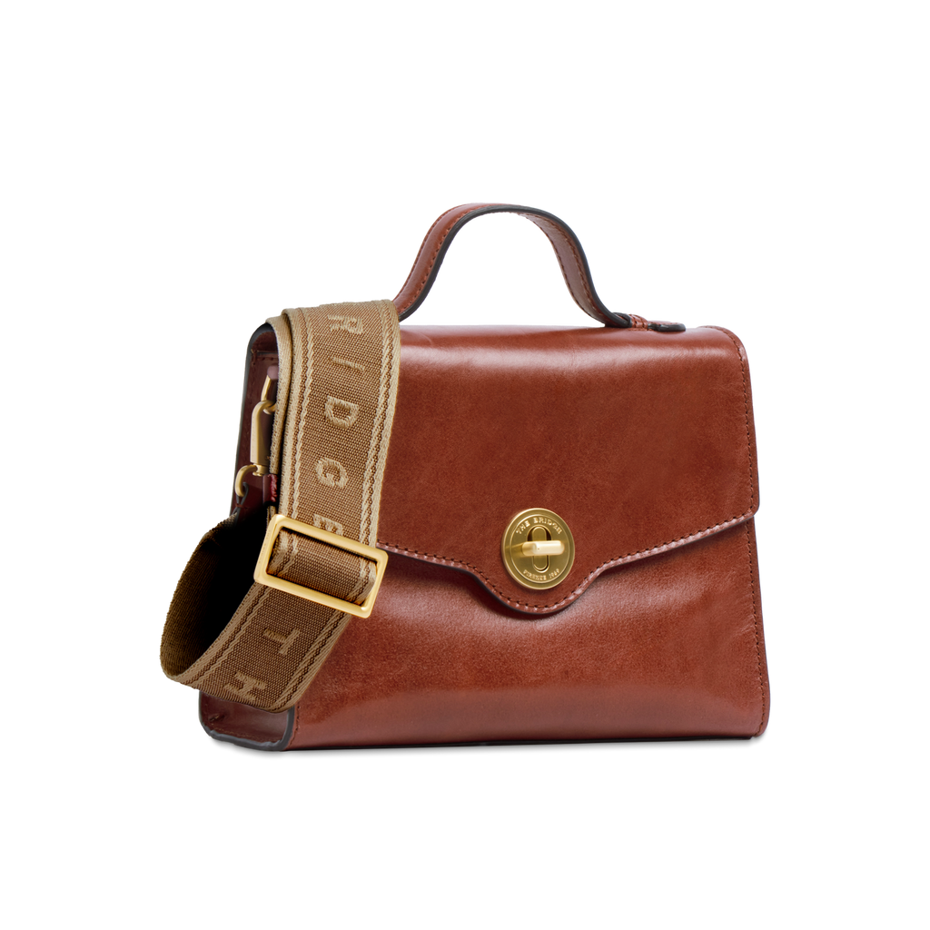 Borsa a mano con tracolla THE BRIDGE IRENE Cuoio