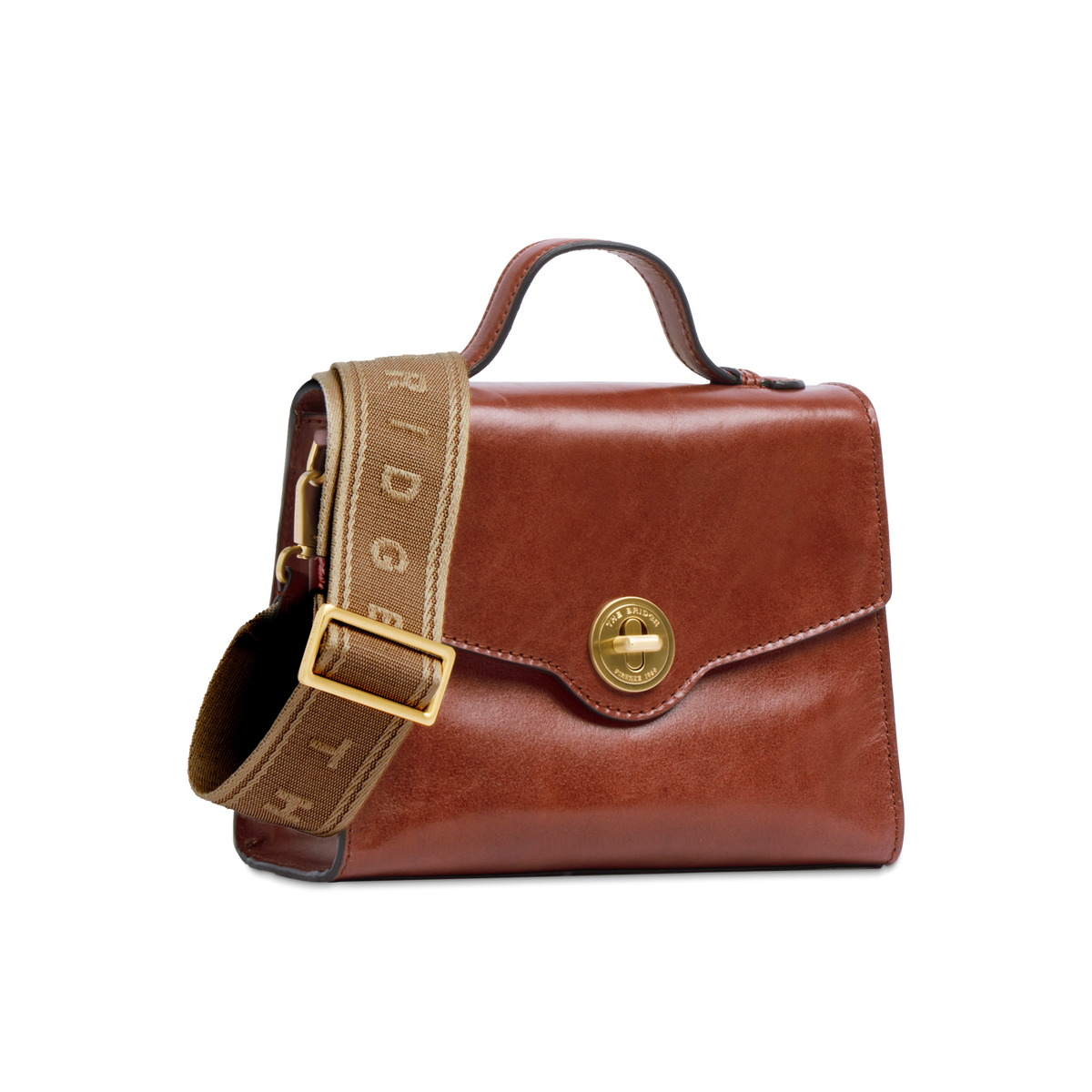 Borsa a mano con tracolla THE BRIDGE IRENE Cuoio