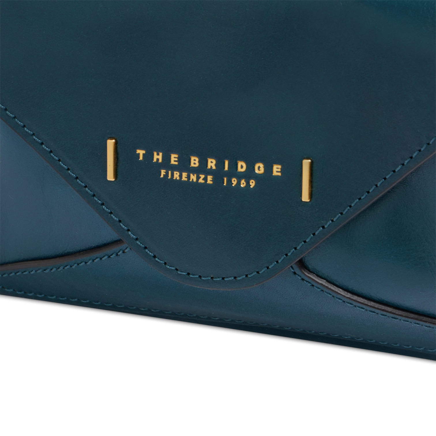 Borsa con doppia tracolla THE BRIDGE FRIDA 04290401 Petrolio
