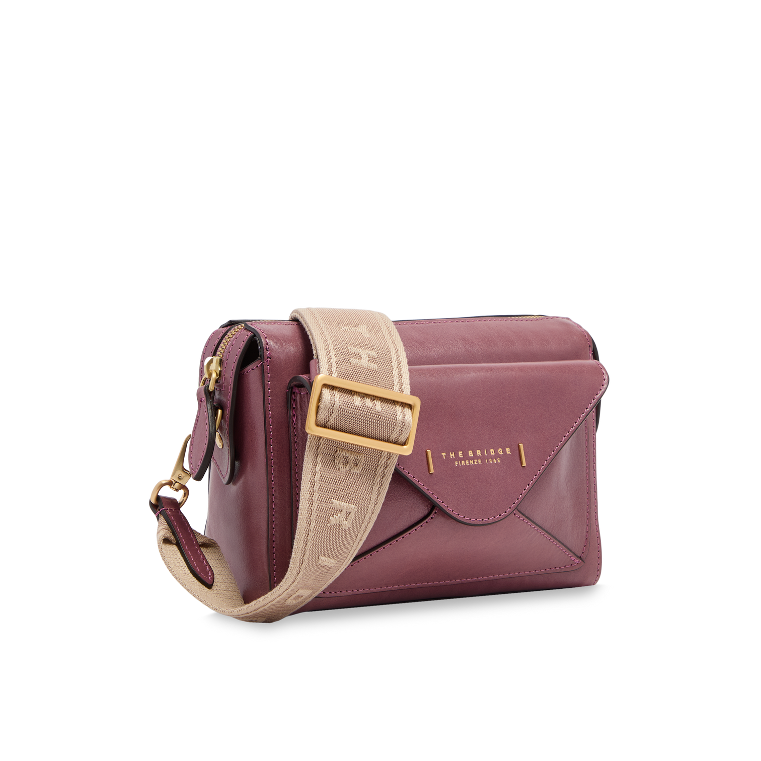 Borsa con doppia tracolla THE BRIDGE FRIDA 04290401 Orchidea