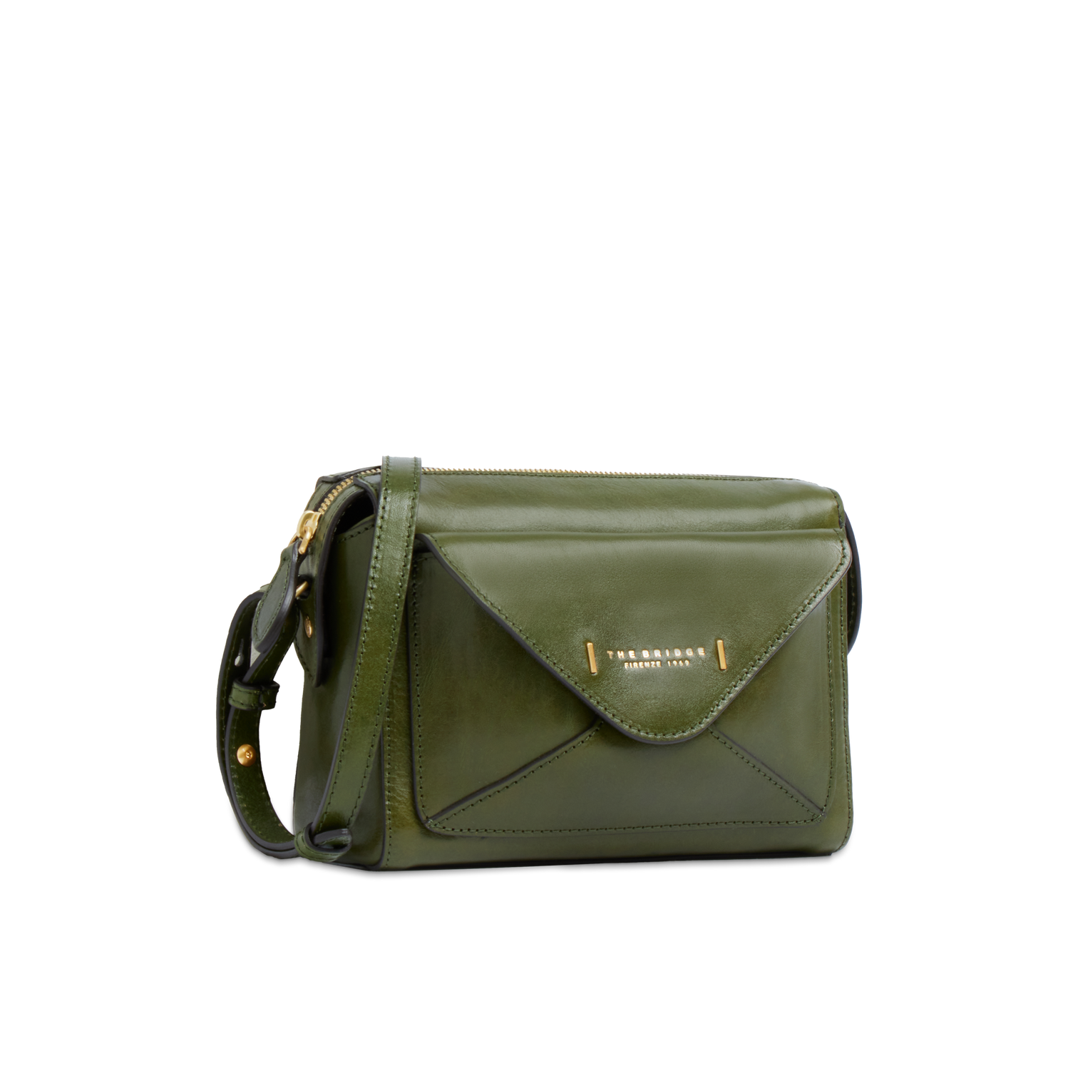 Borsa con doppia tracolla THE BRIDGE FRIDA 04290401 Verde