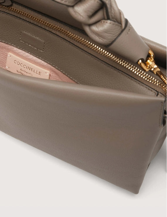 Borsa a mano e a spalla COCCINELLE BOHEME Warm Taupe