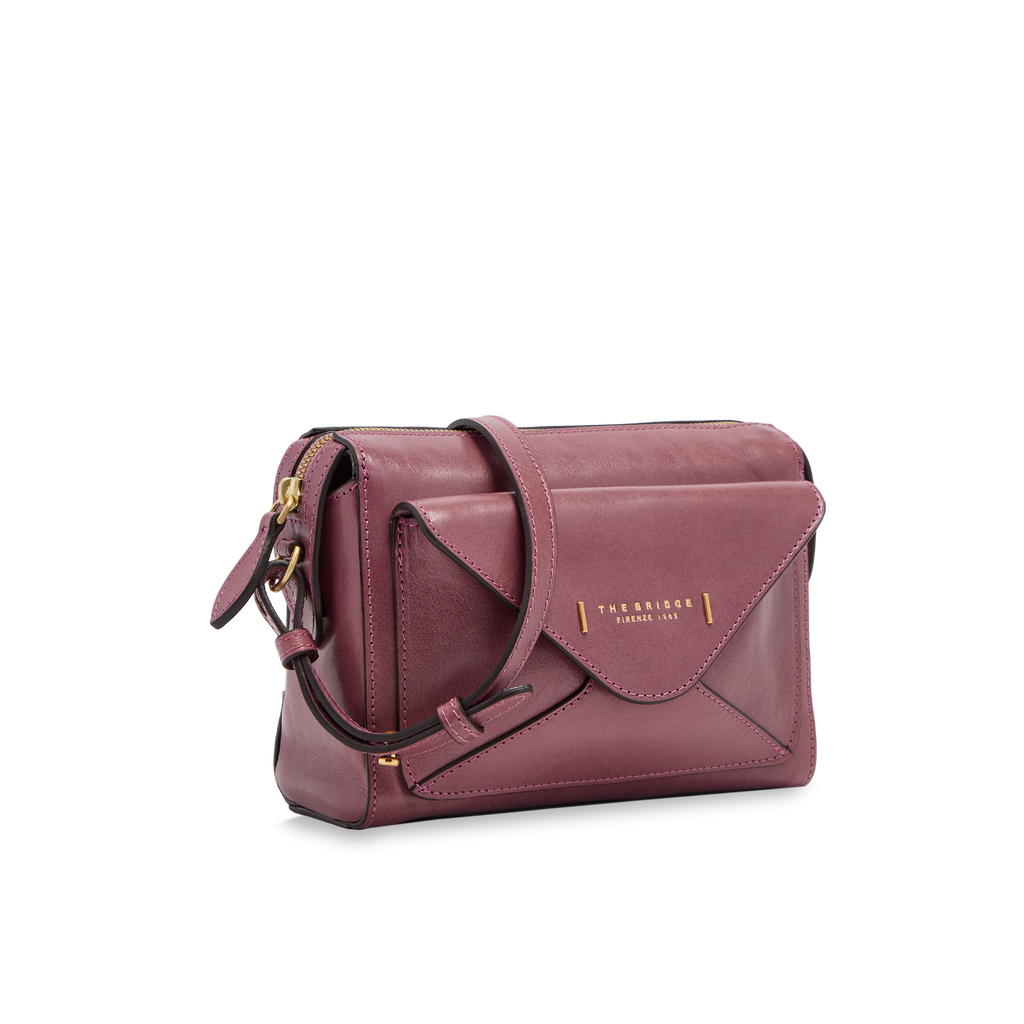 Borsa con doppia tracolla THE BRIDGE FRIDA 04290401 Orchidea