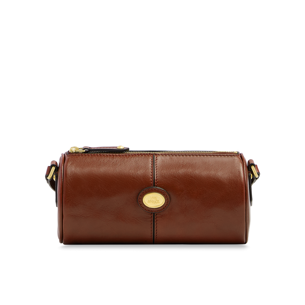 Borsa Cilindro THE BRIDGE STORY Cuoio