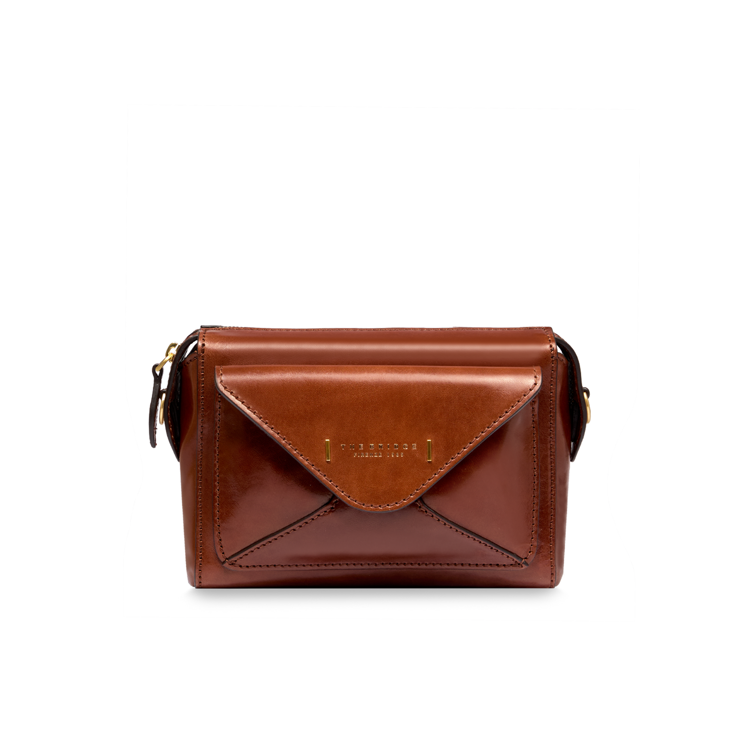Borsa con doppia tracolla THE BRIDGE FRIDA 04290401 Cuoio