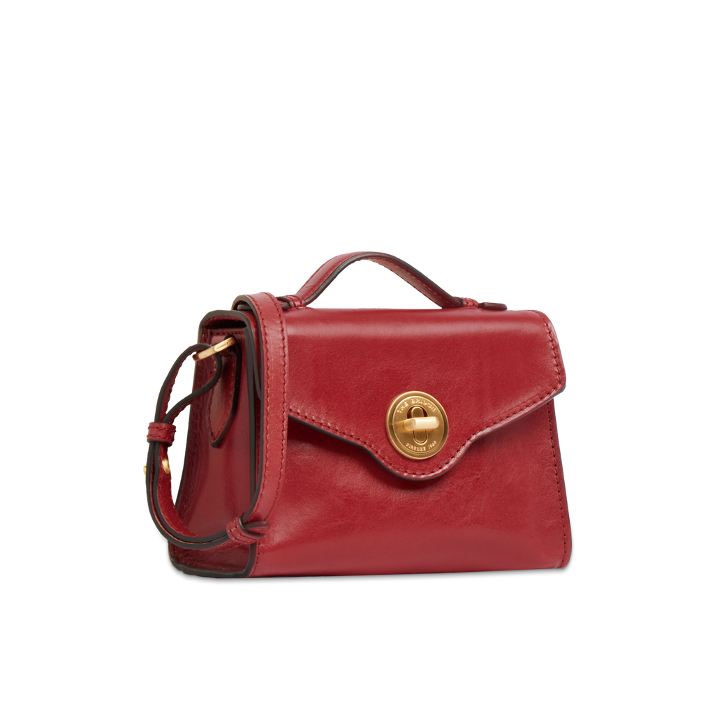Borsa a mano con tracolla THE BRIDGE IRENE 04520501 Mattone