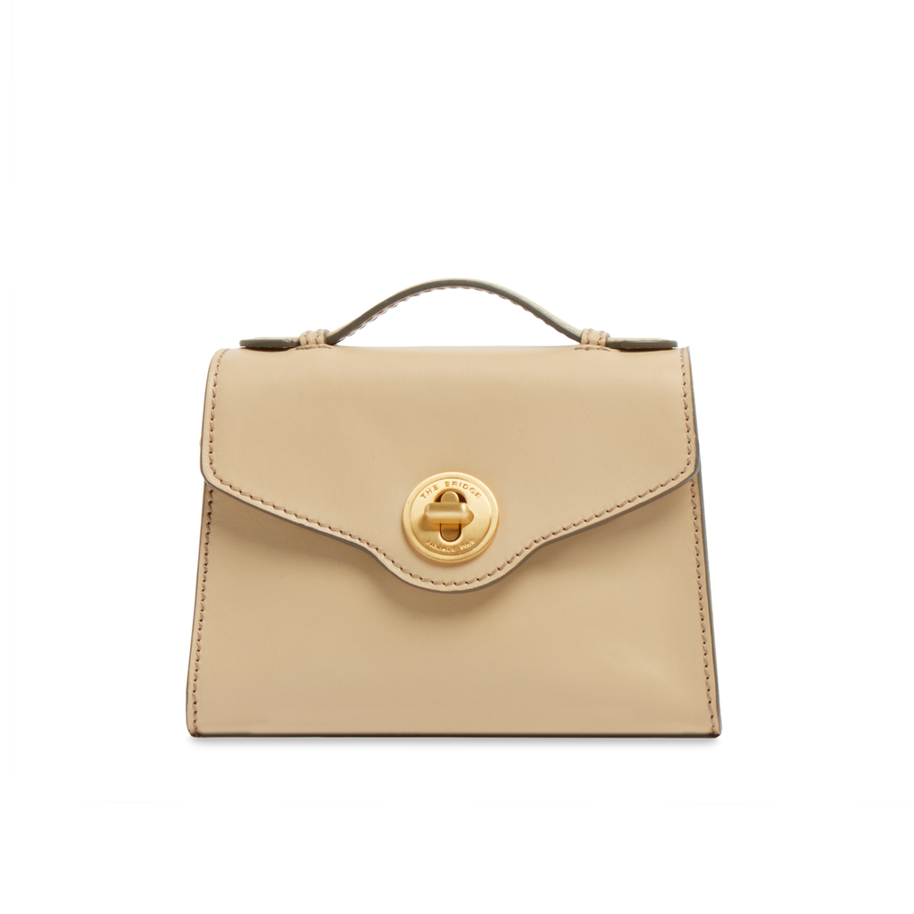 Borsa a mano con tracolla THE BRIDGE IRENE 04520501 Burro