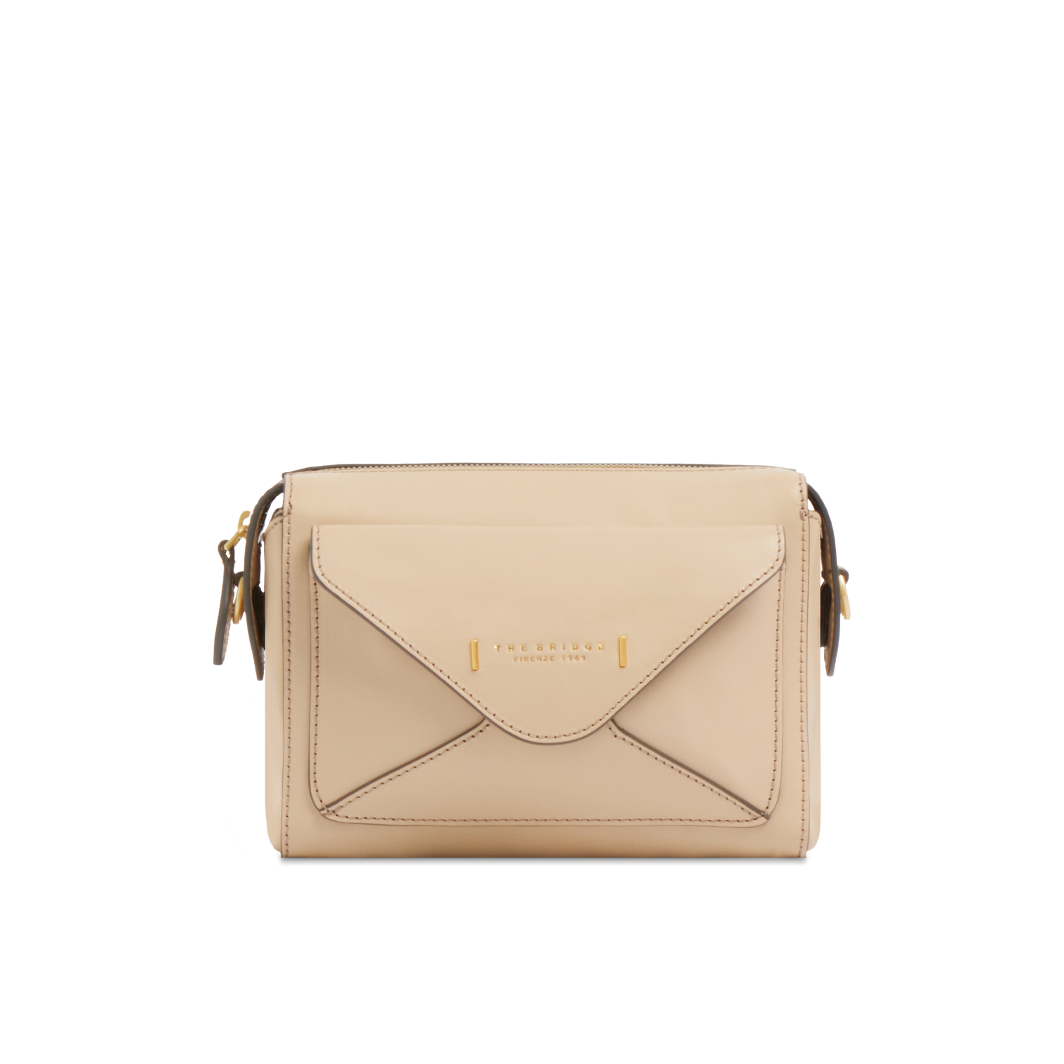 Borsa con doppia tracolla THE BRIDGE FRIDA 04290401 Burro