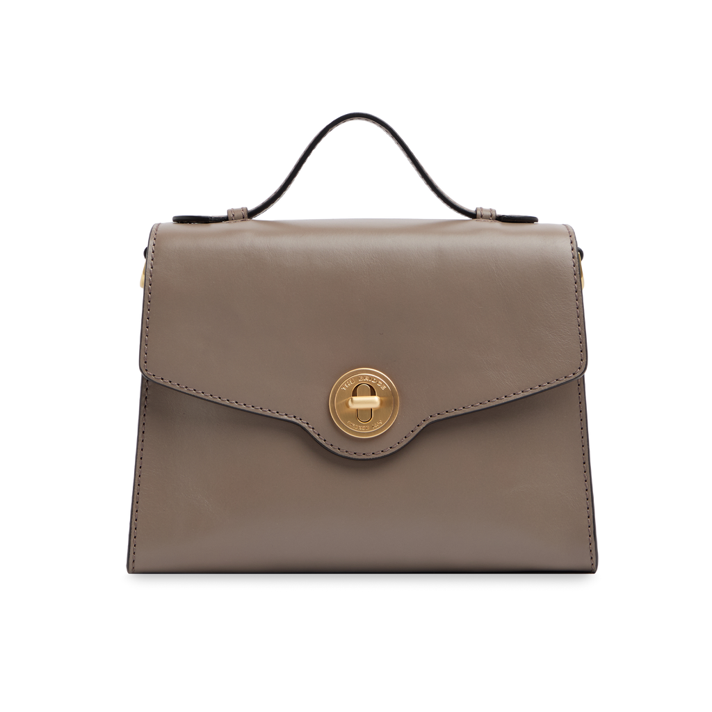 Borsa a mano con tracolla THE BRIDGE IRENE Greige