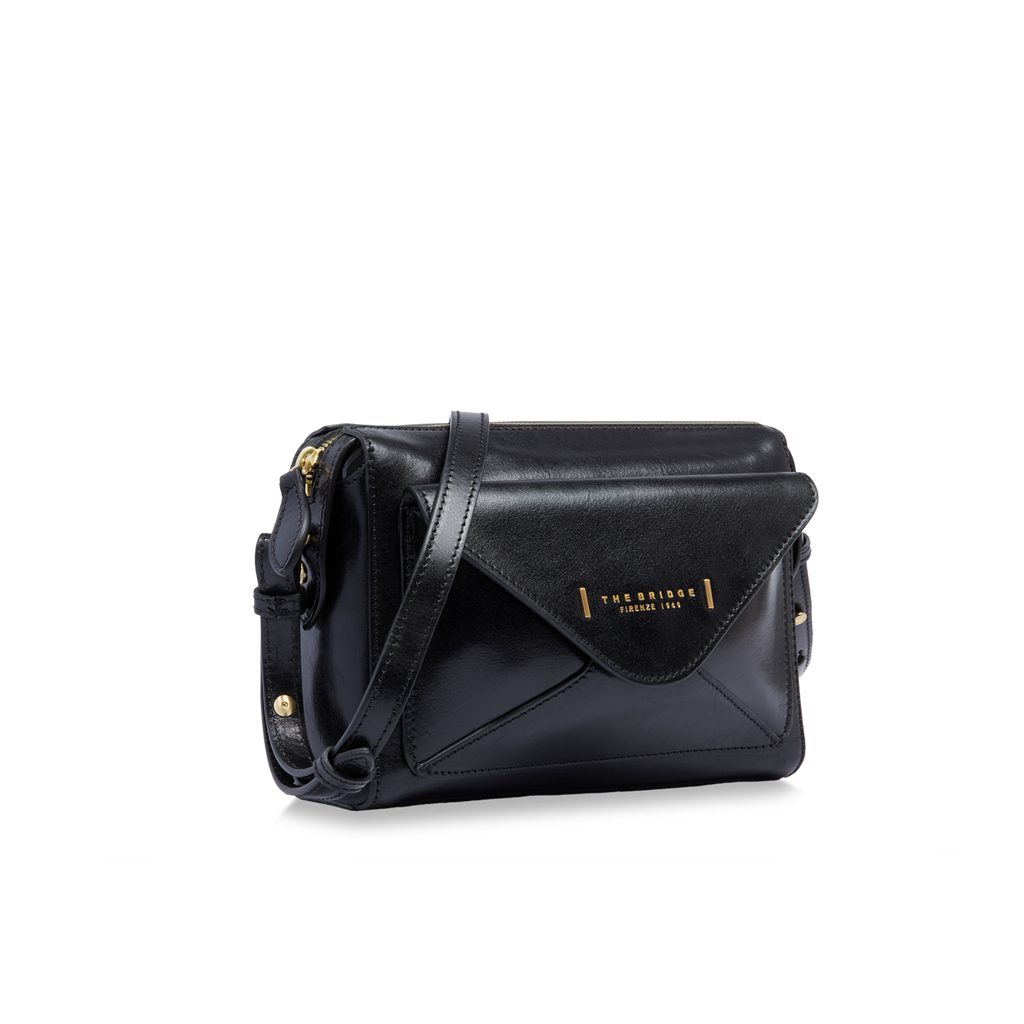 Borsa con doppia tracolla THE BRIDGE FRIDA 04290401 Nero