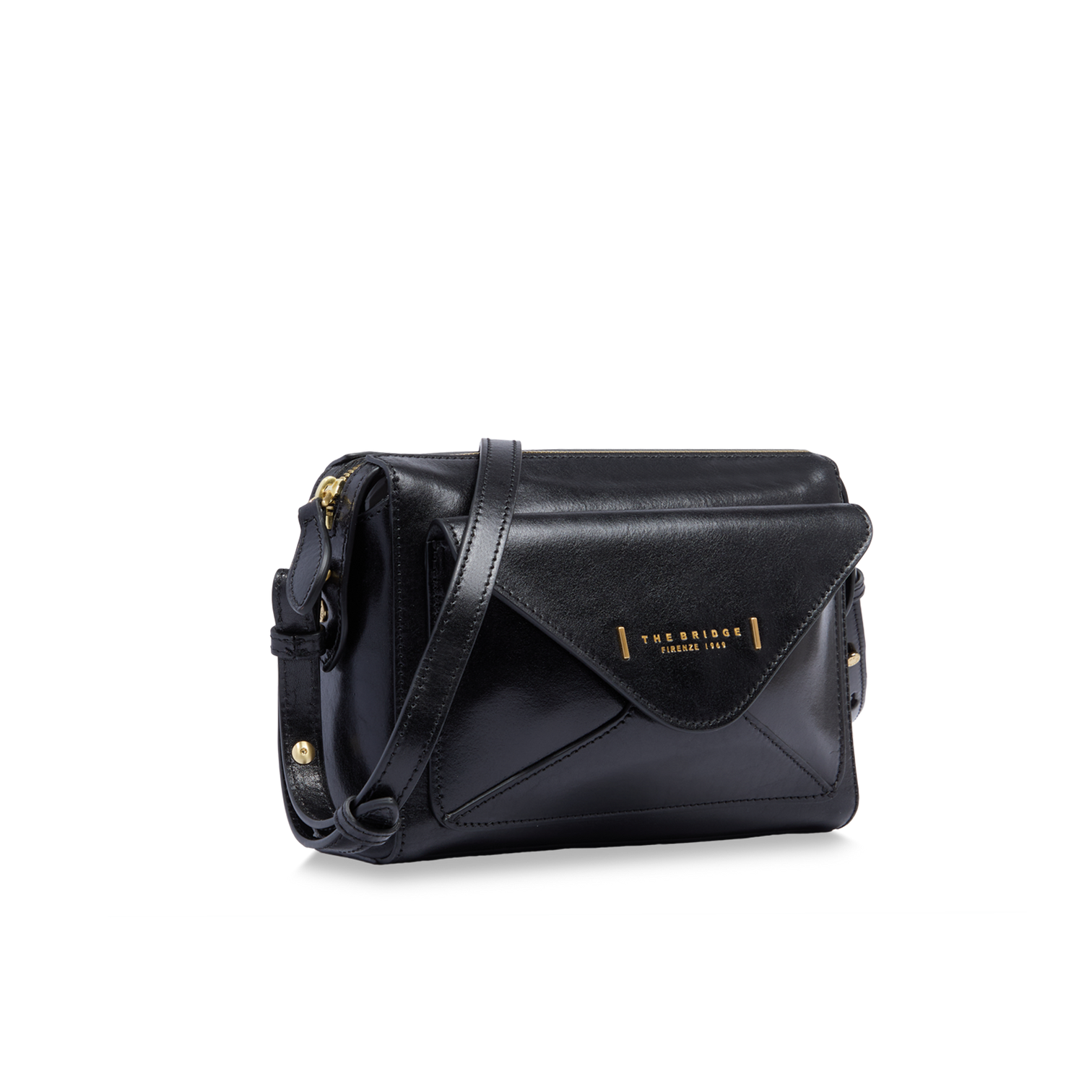 Borsa con doppia tracolla THE BRIDGE FRIDA 04290401 Nero