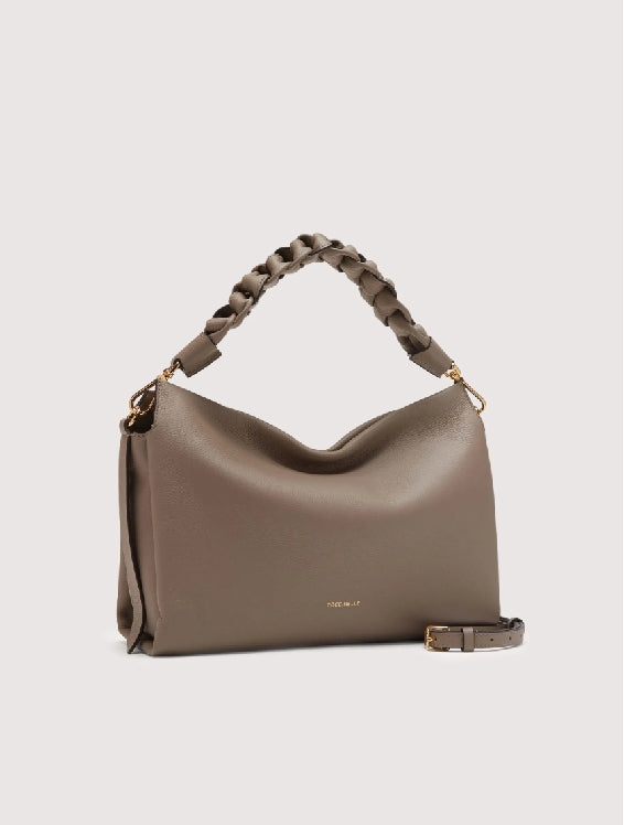 Borsa a mano e a spalla COCCINELLE BOHEME Warm Taupe